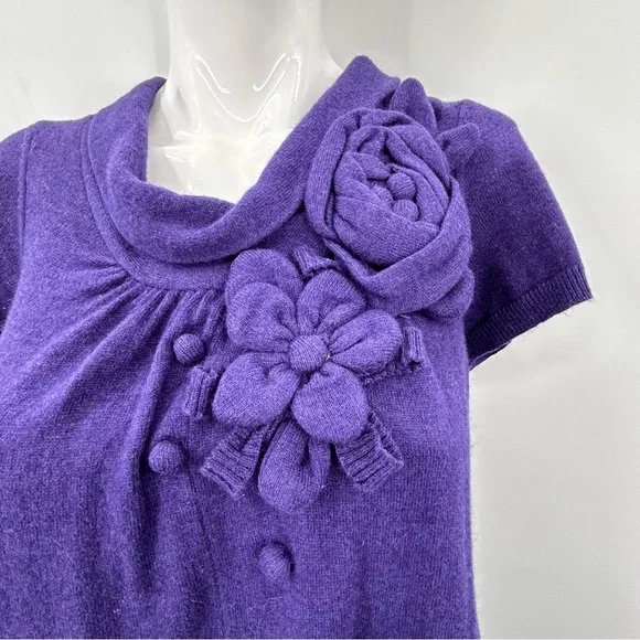 *** Moth Sweater Dress Purple *** M - Picture 3 of 6